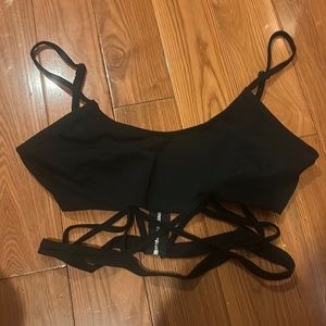 Black fishnet going out top